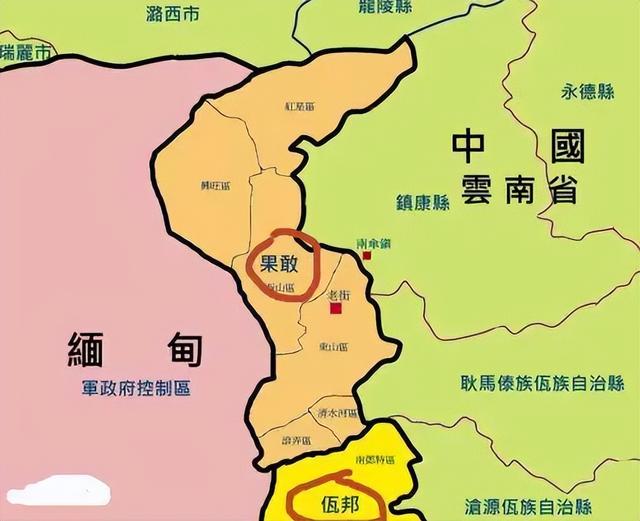 缅甸佤邦地图高清中文版（缅甸佤邦地图位置）